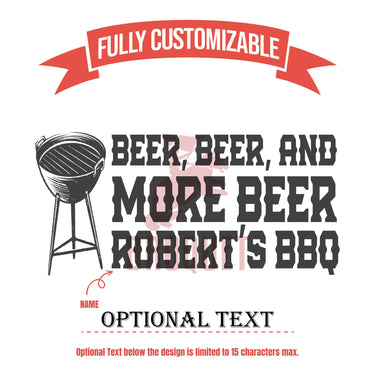 Custom BBQ Tool Set - Grilling Gifts for Men & Beer Lovers